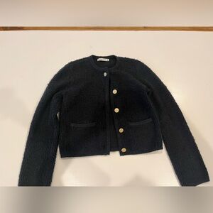 Abercrombie and Fitch black cardigan XS